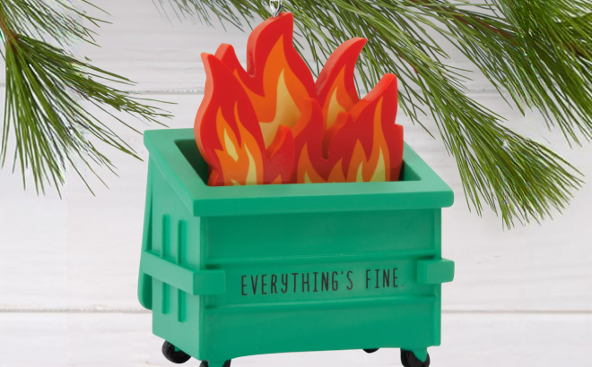 Hallmark Dumpster Fire Ornament