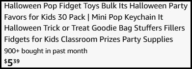 Halloween Pop Fidget Toys 30 Pack Checkout Halloween Pop Fidget Toys 30 Pack Checkout