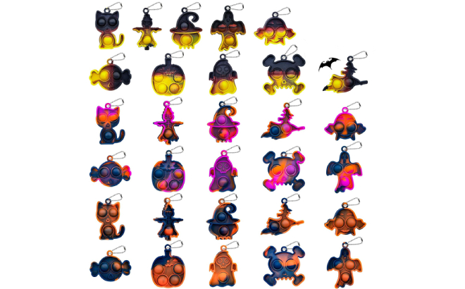 Halloween Pop Fidget Toys 30 Pack Halloween Pop Fidget Toys 30 Pack