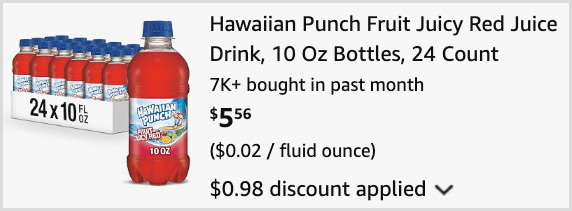 Hawaiian Punch Juice at Checkout Hawaiian Punch Juice at Checkout