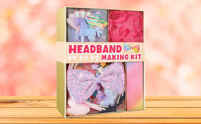 Headband 89 Piece Making Kit on the Table Headband 89 Piece Making Kit on the Table