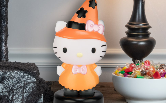 Hello Kitty Halloween Blow Mold Decor