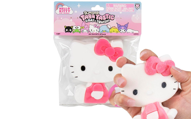 Hello Kitty and Friends SLIMYGLOOP Taba Squishy with Flocking Fibers Hello Kitty and Friends SLIMYGLOOP Taba Squishy with Flocking Fibers
