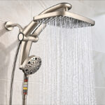 High Pressure Rain Shower Head with Handheld Spray Combo