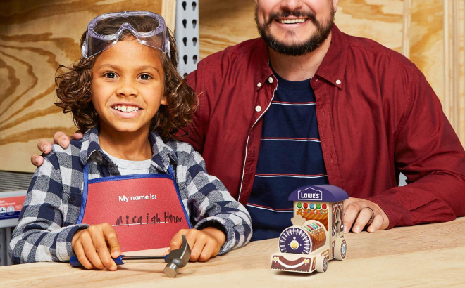 Holiday Engine Workshop at Lowes