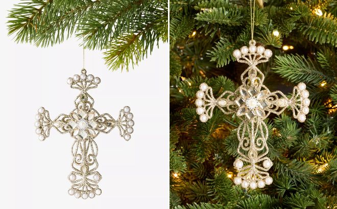 Holiday Lane Blessed Cross Ornament Holiday Lane Blessed Cross Ornament