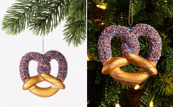 Holiday Lane Foodie Spirits Chocolate Covered Pretzel Ornament Holiday Lane Foodie Spirits Chocolate Covered Pretzel Ornament