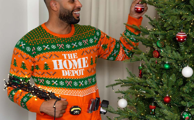 Home Depot Christmas Sweater