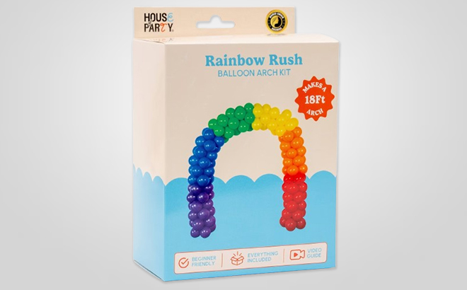 House of Party Balloon Creation Kit Flower Arch Kit Rainbow House of Party Balloon Creation Kit Flower Arch Kit Rainbow