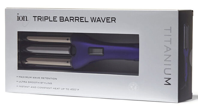 ION Titanium Pro Triple Barrel Waver ION Titanium Pro Triple Barrel Waver