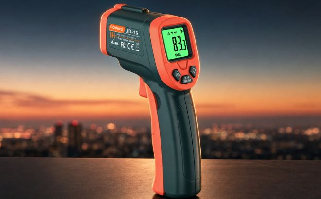 Infrared Thermometer Laser Temperature Gun Adjustable Emissivity Infrared Thermometer Laser Temperature Gun Adjustable Emissivity
