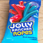 JOLLY RANCHER Ropes Blue Raspberry and Cherry Candy Bag