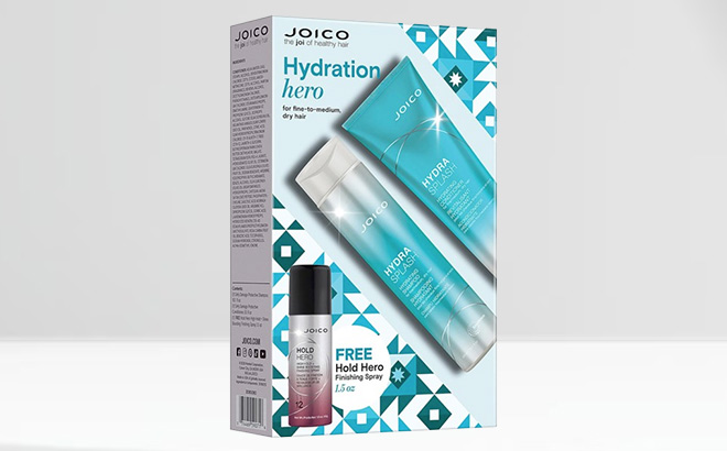 Joico Hydrasplash Duo With Free Hold Hero Hairspray 3 Piece Value Set