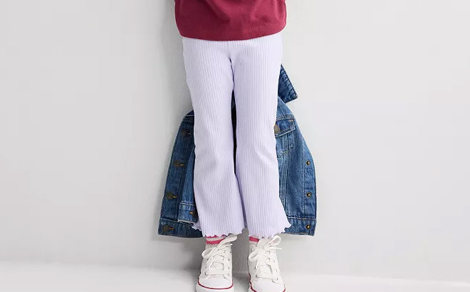 Jumping Beans Toddler Girl Ribbed Flare Leggings Jumping Beans Toddler Girl Ribbed Flare Leggings