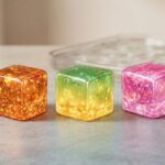 Just Toys Jelly Sensory Squish 2 5 in Cube