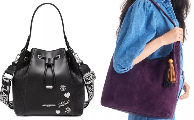 Karl Lagerfeld Adele Small Bucket Handbag Karl Lagerfeld Adele Small Bucket Handbag
