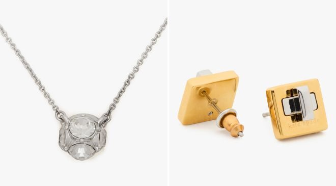 Kate Spade Lady Marmelade Mini Pendant and Phoebe Turnlock Studs Kate Spade Lady Marmelade Mini Pendant and Phoebe Turnlock Studs