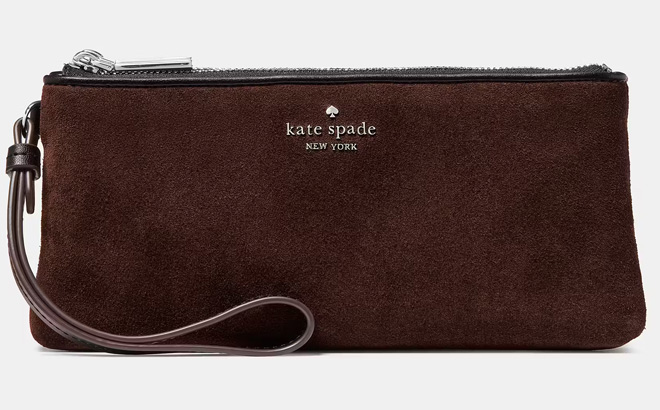 Kate Spade Wren Suede Wristlet