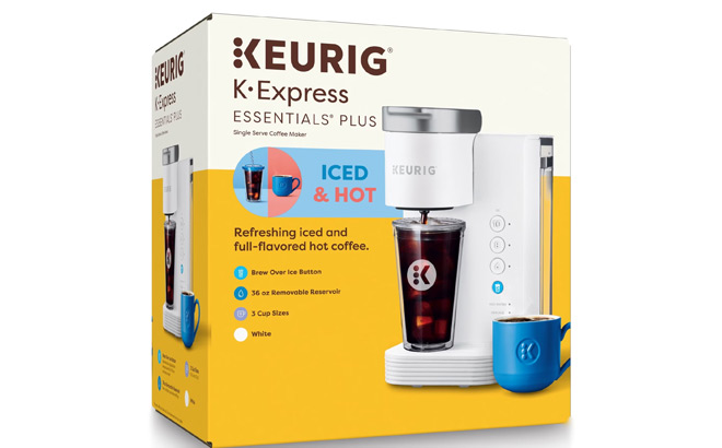 Keurig K Express Essentials Plus Iced and Hot Single Serve K Cup Pod Coffee Maker Keurig K Express Essentials Plus Iced and Hot Single Serve K Cup Pod Coffee Maker