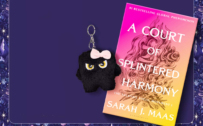 Keychain and A Court of Splintered Harmony Book