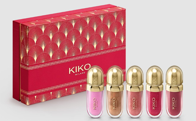 Kiko Milano 5 Piece The Fabulous Mini Lip Gift Set Kiko Milano 5 Piece The Fabulous Mini Lip Gift Set