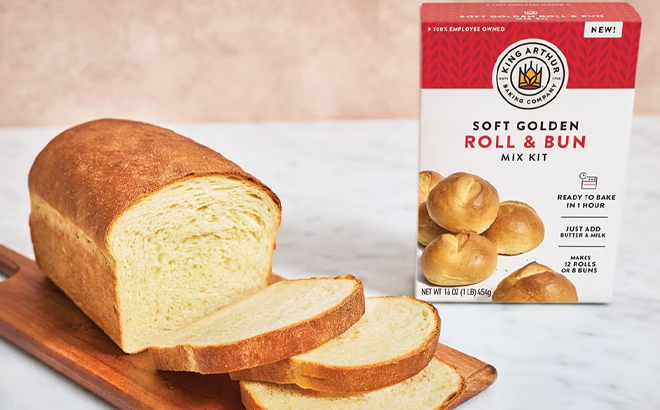 King Arthur Baking Company Soft Golden Roll Bun Mix Kit King Arthur Baking Company Soft Golden Roll Bun Mix Kit