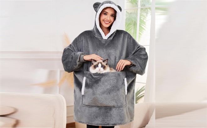Klyrayx Wearable Blanket Hoodie