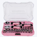 Kobalt Stubby 50 Piece Tool Set with Hard Case in Pink