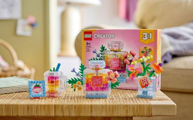 LEGO Creator 3 in 1 Floral Decor Perfume Bottle