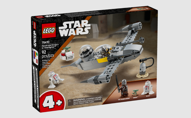 LEGO Star Wars The Mandalorian Mando and Grogus N 1 Starfighter Building Toy LEGO Star Wars The Mandalorian Mando and Grogus N 1 Starfighter Building Toy