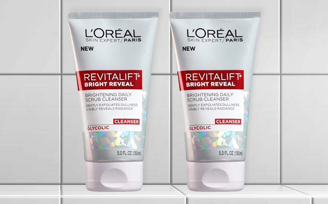 LOreal Paris Revitalift Bright Reveal Anti Aging Facial Cleanser 2 Pack LOreal Paris Revitalift Bright Reveal Anti Aging Facial Cleanser 2 Pack