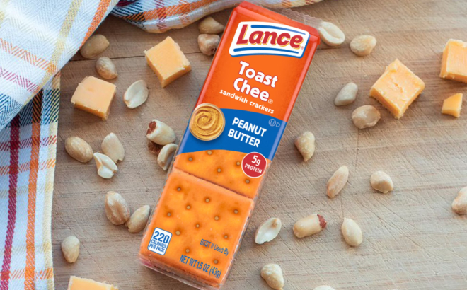 Lance ToastChee Peanut Butter Sandwich Cracker Lance ToastChee Peanut Butter Sandwich Cracker