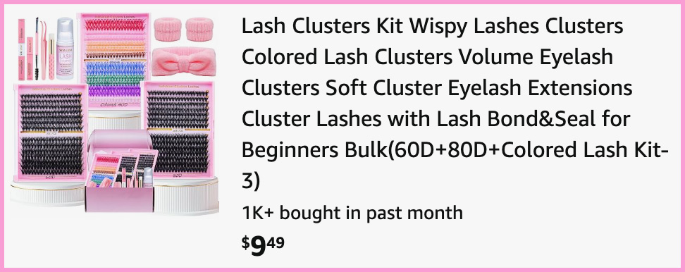 Lash Clusters Kit at Checkout Lash Clusters Kit at Checkout