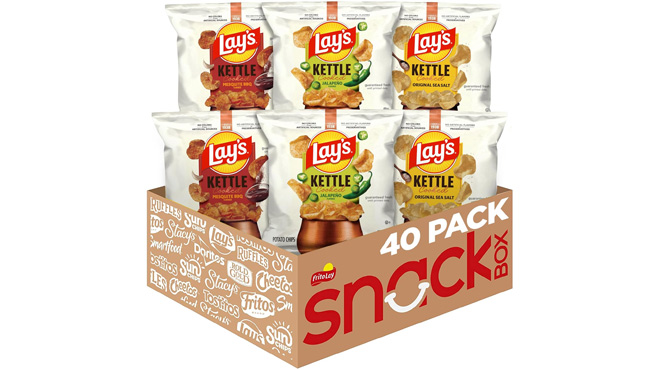 Lays Kettle Cooked Potato Chips 40 Pack