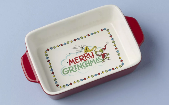 Lenox Merry Grinchmas Mini Rectangular Baking Dish Lenox Merry Grinchmas Mini Rectangular Baking Dish