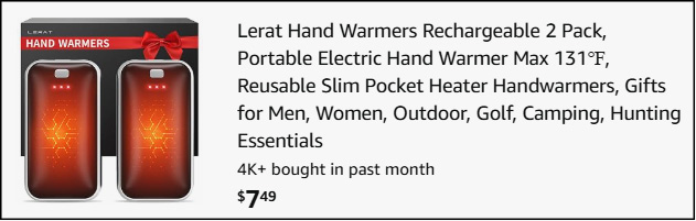 Lerat Hand Warmers Rechargeable 2 Pack Checkout Lerat Hand Warmers Rechargeable 2 Pack Checkout