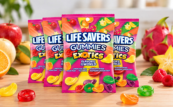 Life Savers Exotics Gummies 4 Pack