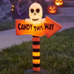 Light Up Candy This Way Blow Mold Decor
