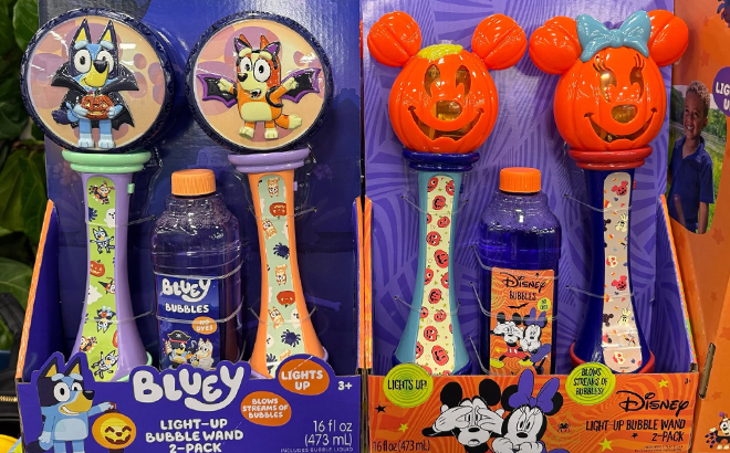 Light Up Halloween Bubble Wand 2 Pack Light Up Halloween Bubble Wand 2 Pack