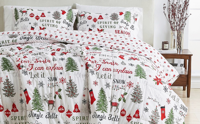 Linery Reversible Winter Lightweight Down Alternative Comforter Set 1 Linery Reversible Winter Lightweight Down Alternative Comforter Set 1