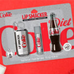 Lip Smacker Diet Coke Lip Trio on the Red Table