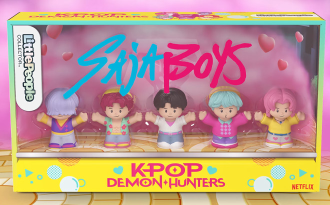 Little People Collector KPop Demon Hunters Saja Boys 5 Piece Set