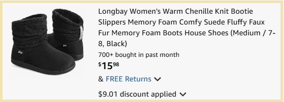 LongBay Womens Slipper Boots Checkout Page LongBay Womens Slipper Boots Checkout Page