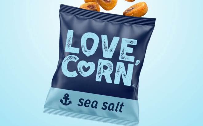 Love Corn Sea Salt Crunchy Roasted Corn Snack Love Corn Sea Salt Crunchy Roasted Corn Snack