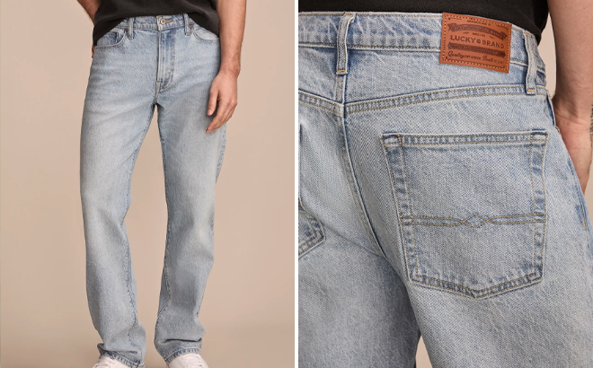 Lucky Brand Mens 223 Straight Jeans Lucky Brand Mens 223 Straight Jeans