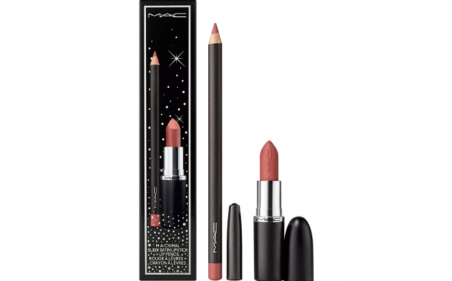 MAC 2 Piece Teddy Love Lip Combo Set 1 MAC 2 Piece Teddy Love Lip Combo Set 1