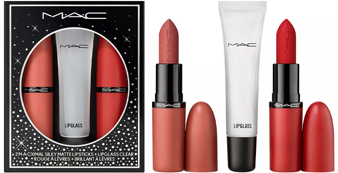 MAC 3 Piece Living Legends Lip Trio Set MAC 3 Piece Living Legends Lip Trio Set