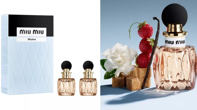 MIU MIU Miutine 2 pc Eau de Parfum Mini Duo Gift Set MIU MIU Miutine 2 pc Eau de Parfum Mini Duo Gift Set