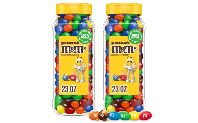 MMs 23 Ounce Peanut Candy Jars MMs 23 Ounce Peanut Candy Jars