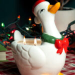 Mainstays 2 Wick Goose Ceramic Candle